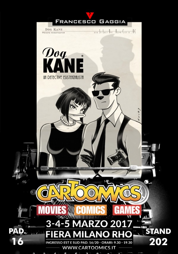 Dog Kane a Cartoomics 2017 Dog Kane a Cartoomics 2017
