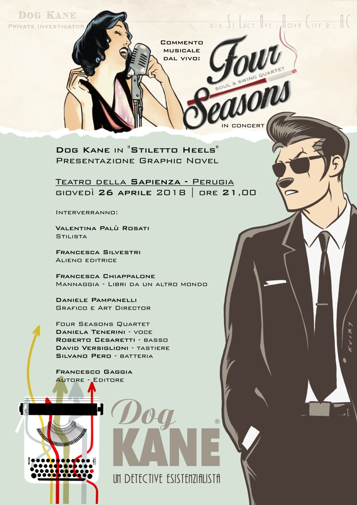 Dog Kane 'Stiletto Heels' - Presentazione con Four Seasons Quartet