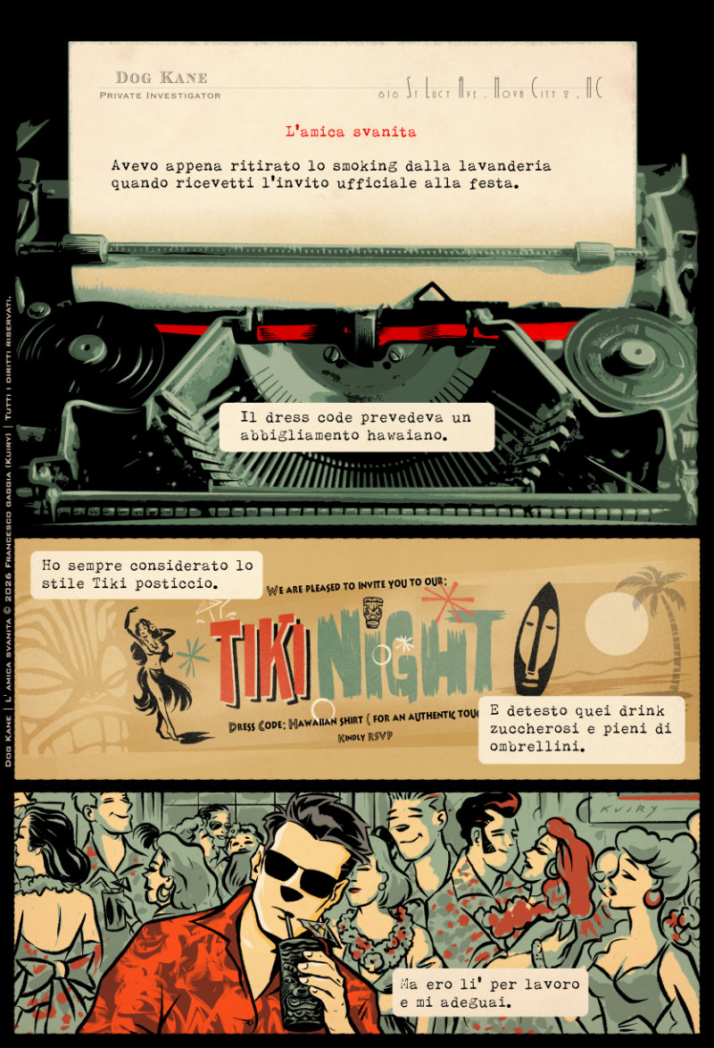Dog Kane | L'amica svanita - Pag.01